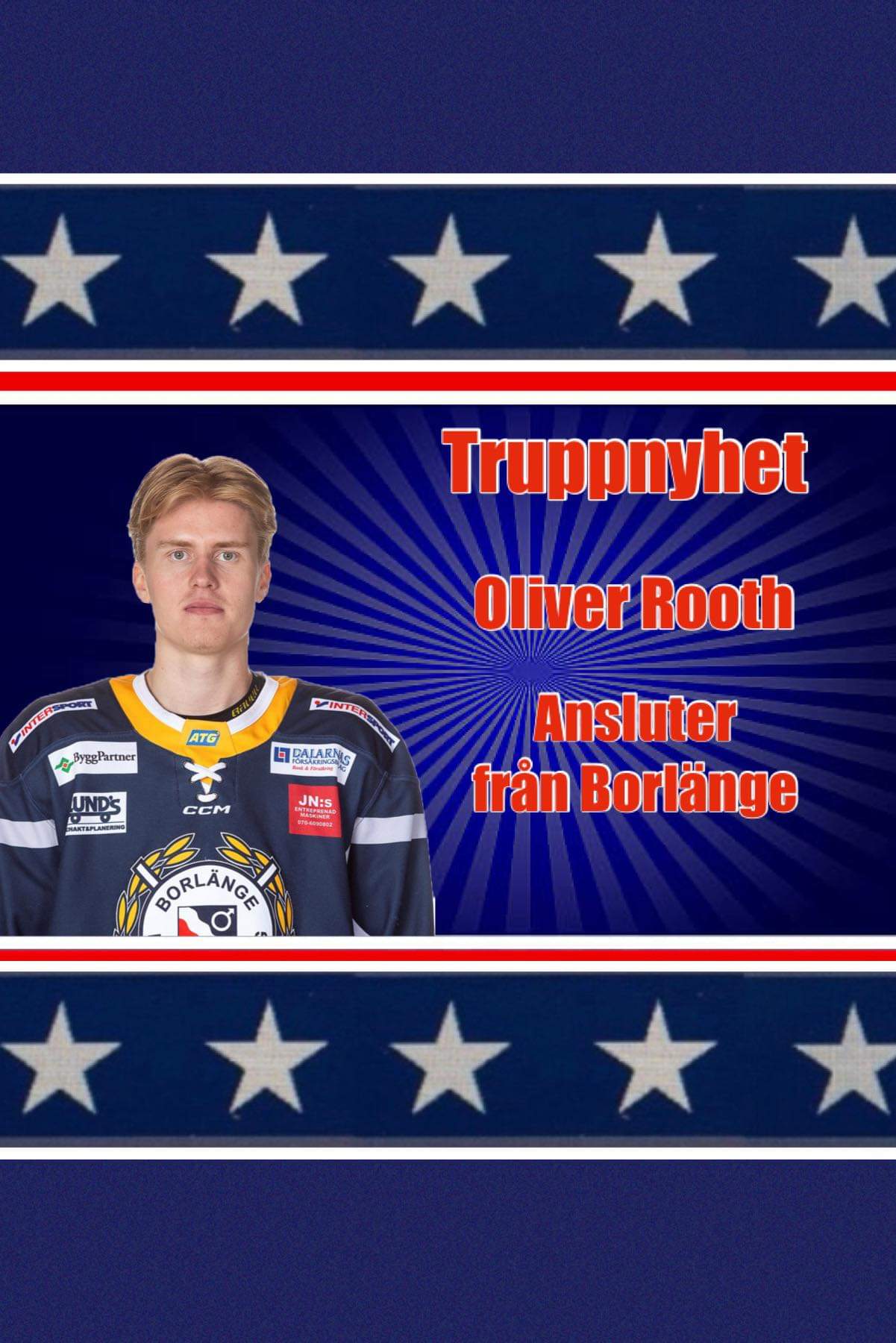 Oliver Rooth ansluter till Huddinge! - Hockeyettan.se
